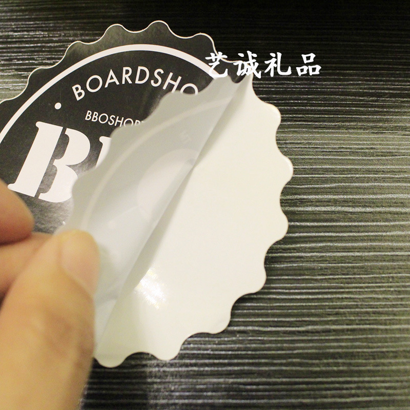 供应pvc不干胶印刷乳白pvc不干胶标签定做不干胶标贴纸来图定制