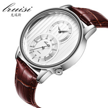 厂家批发 LRUISI多功能手表男士运动防水男表 男腕表 皮带手表