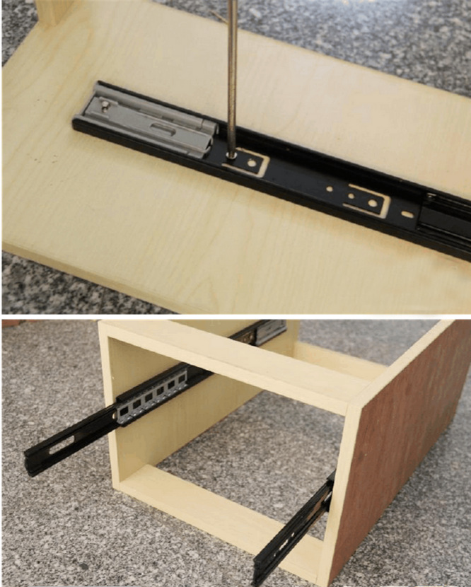 三节钢珠滑轨的安装方法,抽屉导轨详细安装