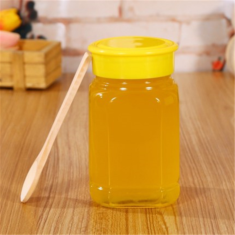 批发玻璃蜂蜜瓶1斤2斤蜂蜜罐头瓶密封罐大八角小八角500ml蜂蜜瓶