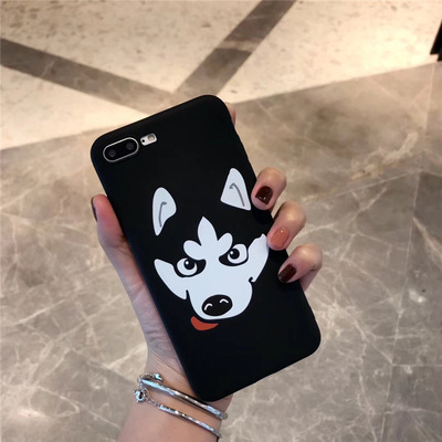 r11哈士奇oppoa59s可爱二哈a57手机壳r9男r9s二哈vivo x9软壳y67