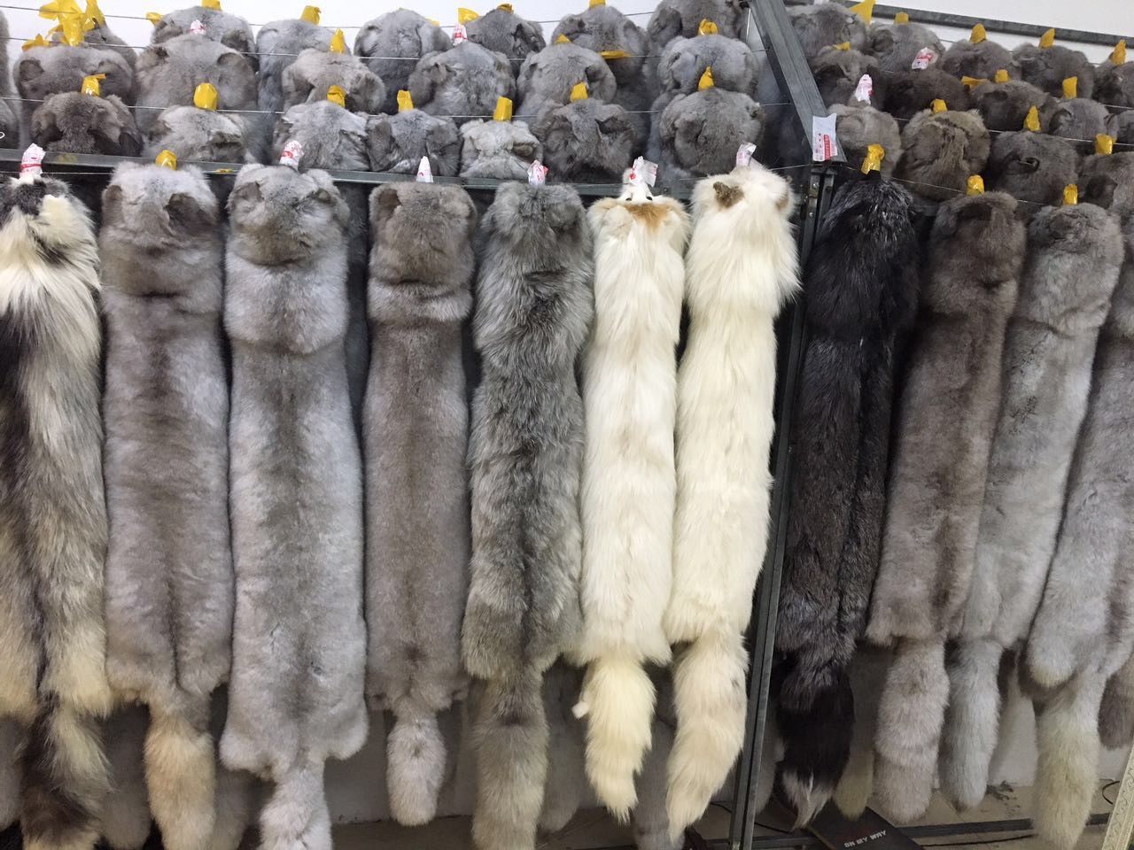 工厂批发儿童羽绒服毛领草狐狸毛领童装羽绒服毛领蓝狐帽领-阿里巴巴