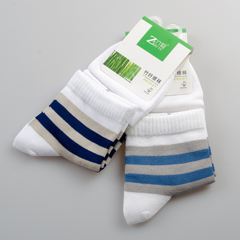 竹纤维男袜 男士防臭袜子 竹纤维袜子 商务男袜