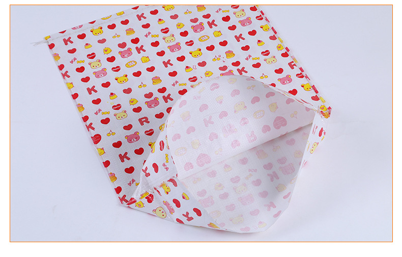 厂家直销pp卡通小熊编织袋50*80订做毛绒玩具礼品包装彩印定制