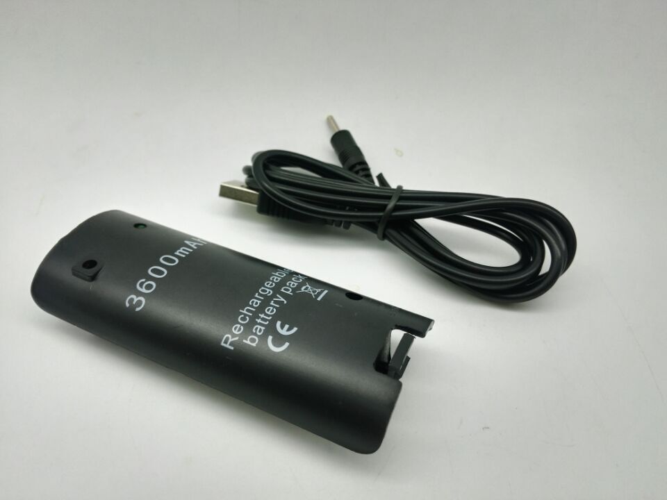 国产游戏电池wii无线手柄可拆电池3600mahwii直柄wii充电池适配器