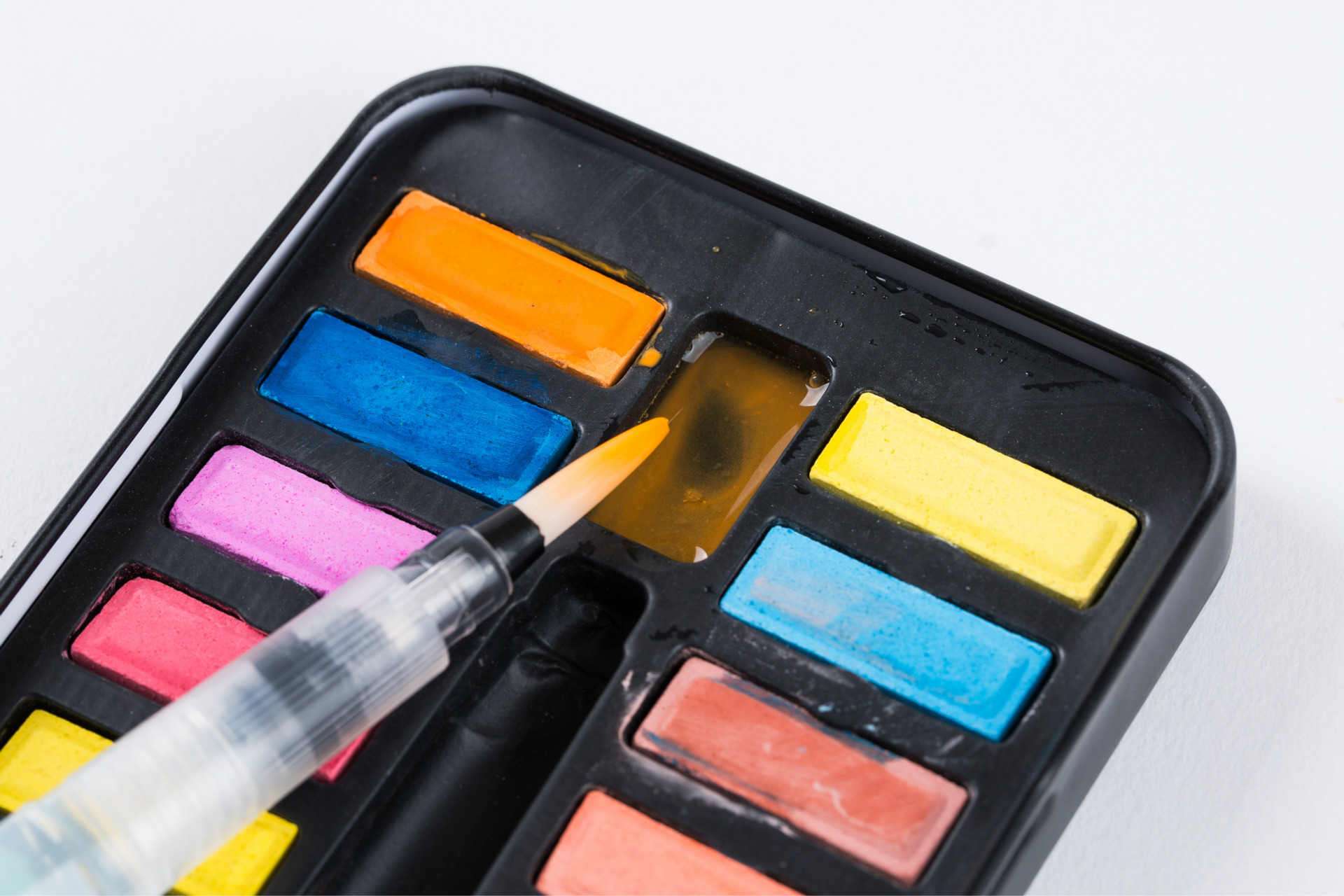 固体水粉颜料套装 12色 18色 24色水粉粉饼套装