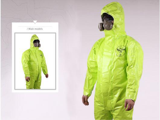 杜邦防化服 tk 128t 防化服 b级防护服 耐酸碱防护服