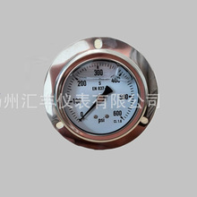 60MM带边耐震水压表，600psi 磅力压力表，可定制客户商标