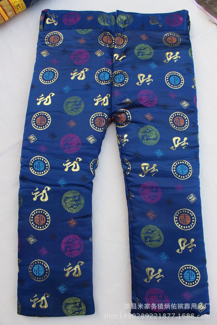 男士唐装寿衣三件套 殡仪殡葬用品 寿衣骨灰盒优惠促销