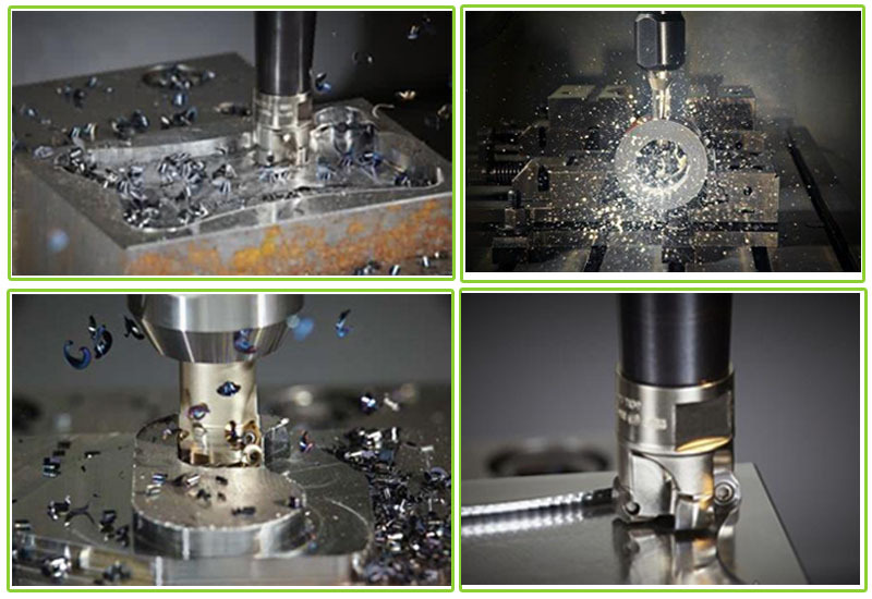 螺旋可转位玉米铣刀 粗加工利器可换端头玉米铣刀