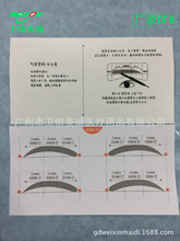 广州厂家供应画眉卡  画眉贴纸  一次性使用眉卡