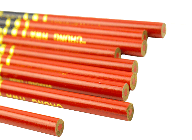 中华牌红蓝铅笔120特种铅笔木质施工划线铅笔绘图写字铅笔50支/盒