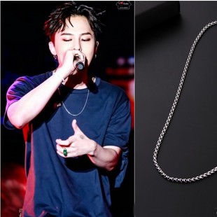 韩国男士项链权志龙钛钢项链潮人时尚复古个性百搭饰品