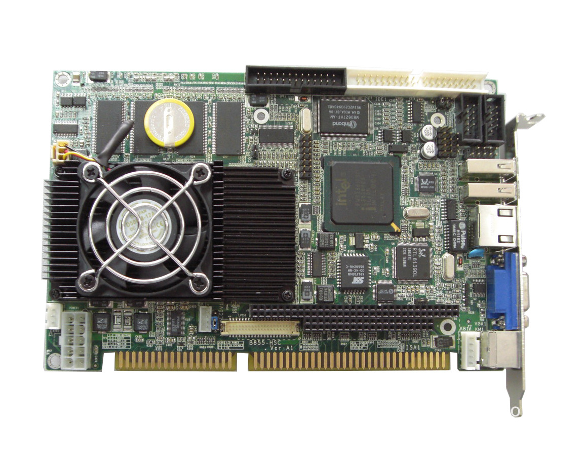 研越isa-2711cmldna isa工业半长卡855gm芯片 工业主板 工控板