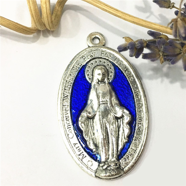 Virgin Mary Alloy Drip Pendant Wholesale Beads Decorative Pendant Factory Direct Supply