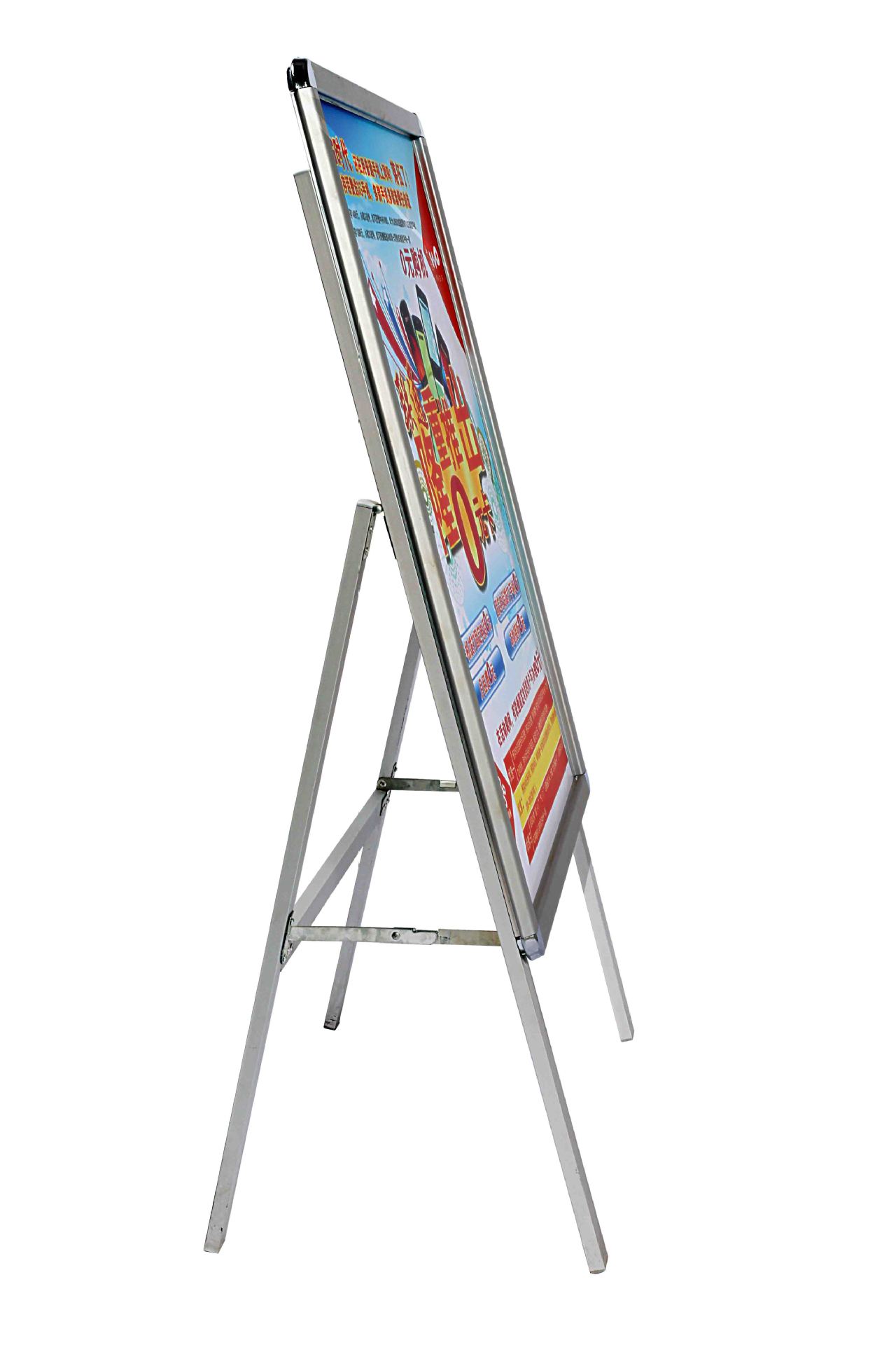中高档单面双面铝合金海报架 落地广告架户外展示牌pvc板展示架