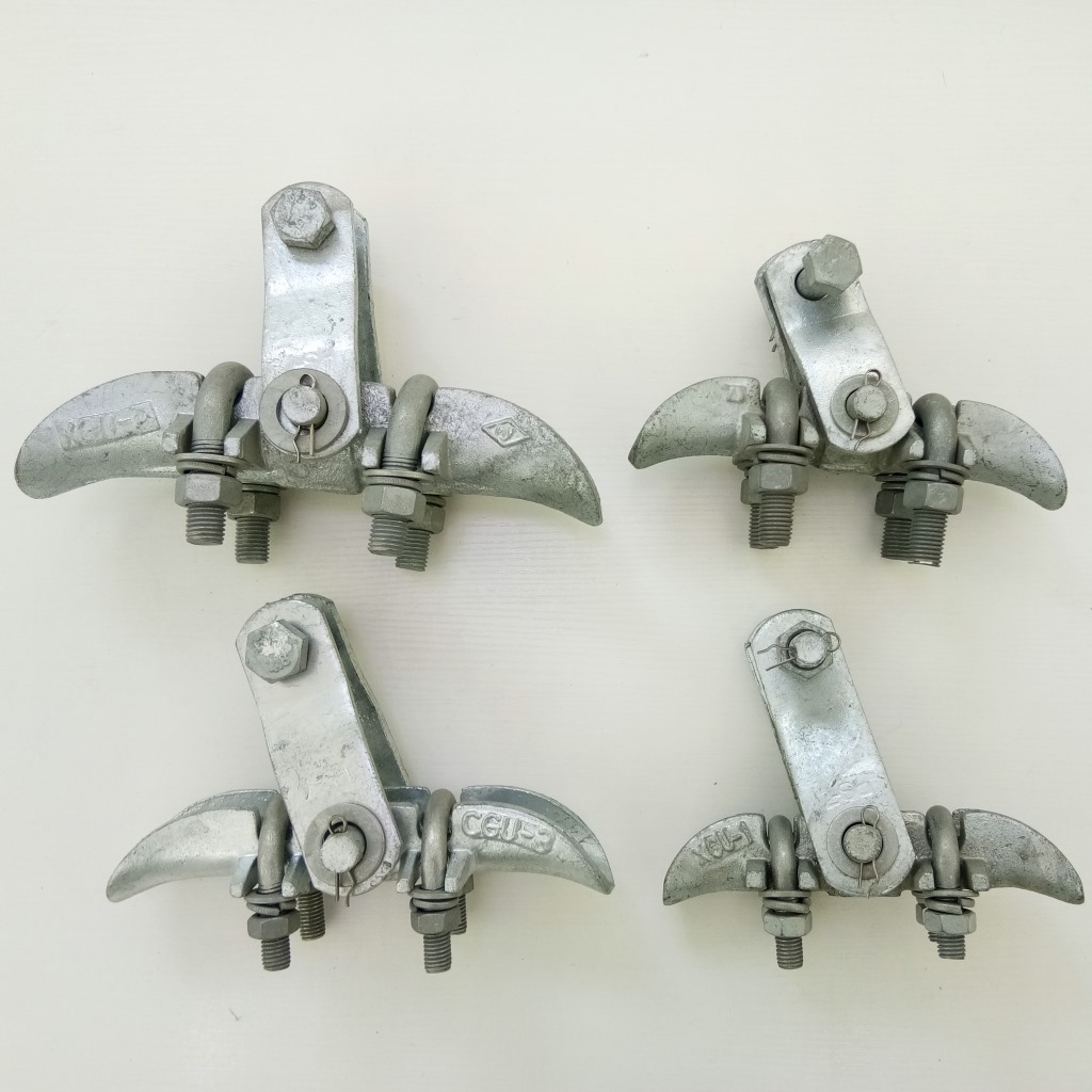 电缆悬挂线夹 xgu/cgu-4 悬垂线夹 拉线路连接 防护铁件 电力金具