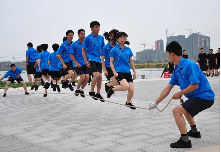 加粗15米群体跳绳多人集体学生成人跳大绳长绳棉麻可定制淘宝热卖