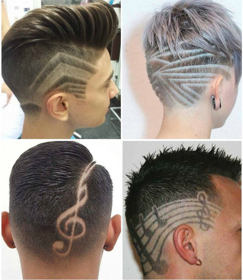 男士理发精钢剃刀笔包邮 创意发型刻痕油头欧洲魔术雕刻笔美发剪