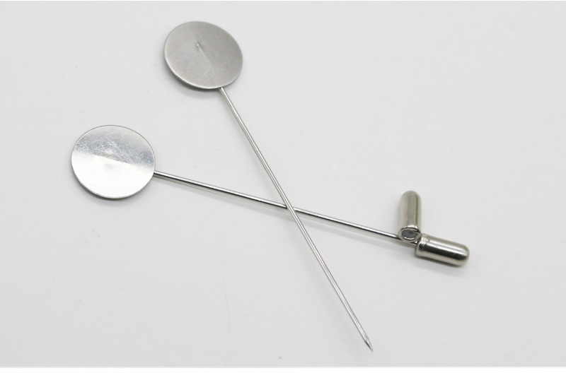 diy手工材料铁挂针大别针直针大号男士女仕毛衣披风胸针