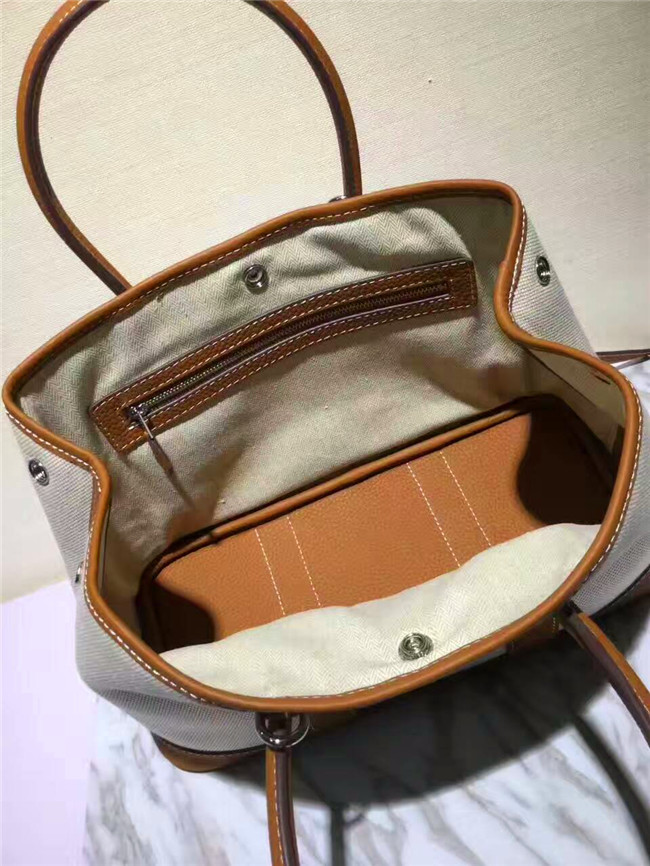 批发花园包真皮女包帆布配皮单肩斜跨包一件代发小号