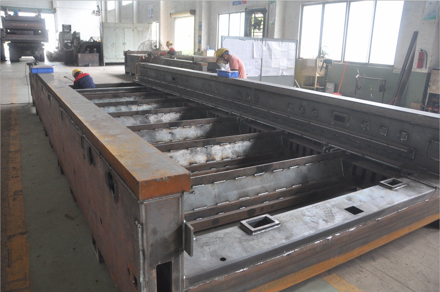 专业供应 机架焊接加工 机架床身加工制造 镗铣床身制造加工