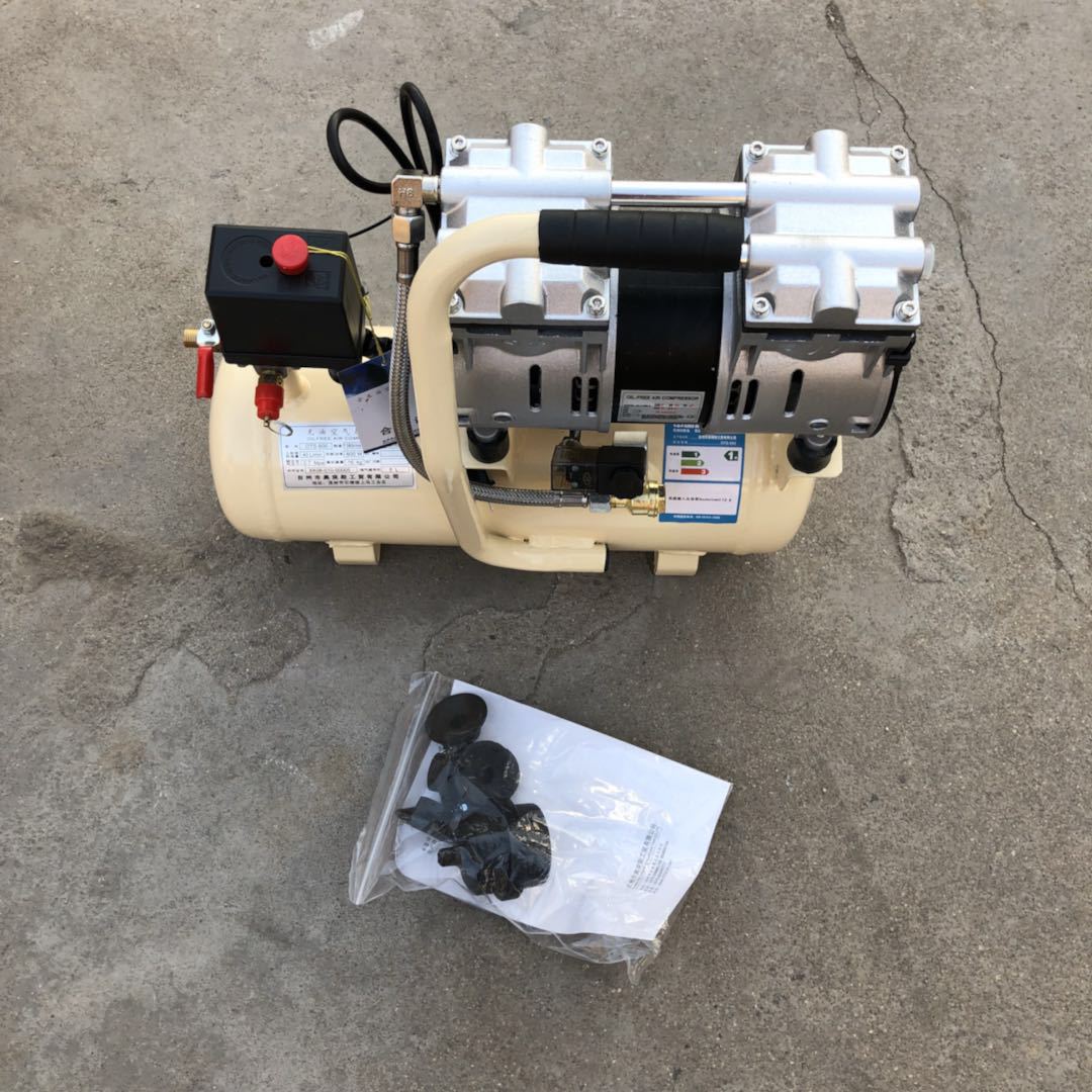 奥突斯基本款jbk-600-8l无油静音铝空压机气泵 16152号 16kg