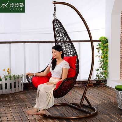 步步娇 室内阳台吊椅吊篮 客厅成人室内旋转吊蓝家用秋千吊兰