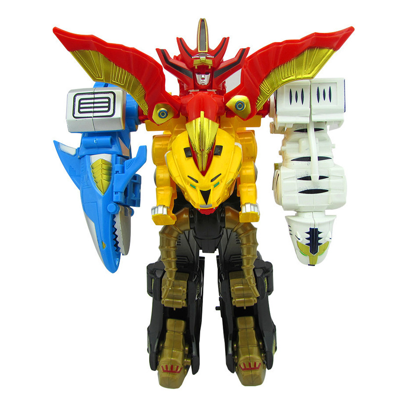 天神地兽2玩具合体拼装 机器人儿童变形玩具 神兽金刚趣味玩具