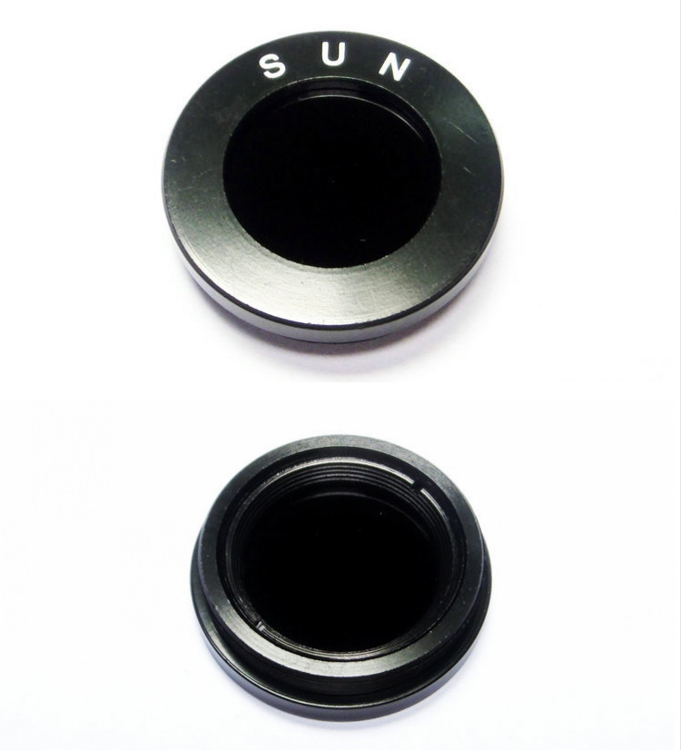 太阳滤光镜 太阳镜0.965英寸天文望远镜目镜过滤光线使用