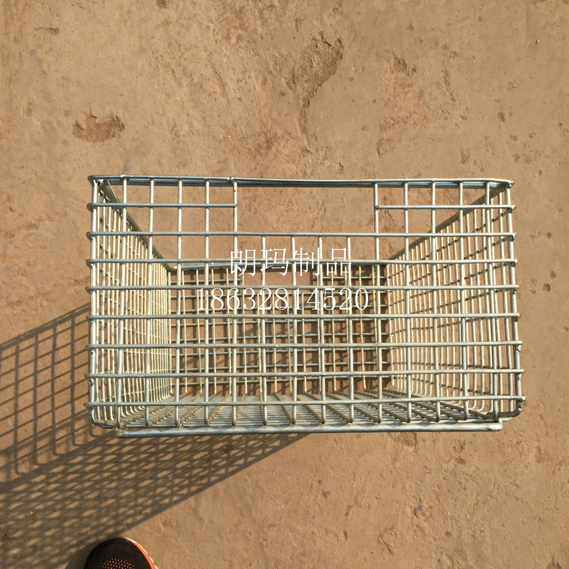 镀锌耐腐铁筐子承重筐子厂家退火专用周转小筐子可堆叠筐