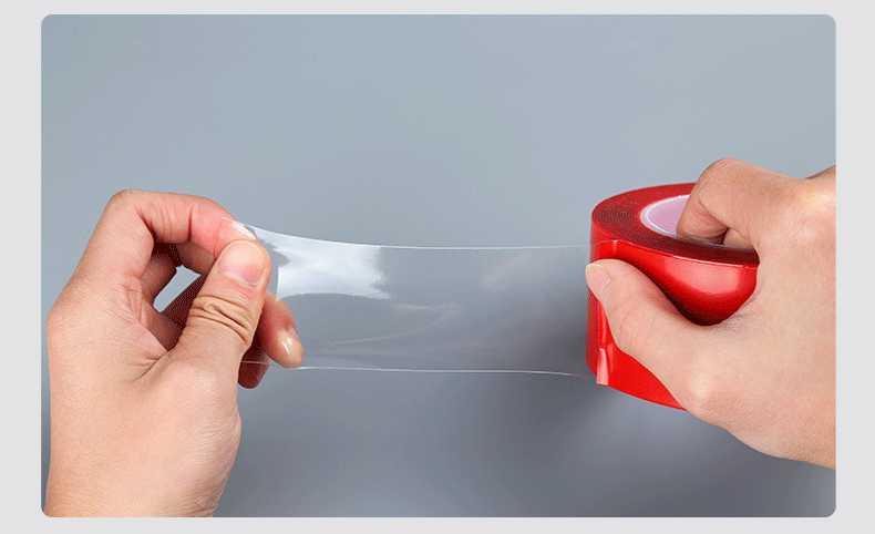 亚克力胶带 高粘性透明替代3mvhb双面胶 25mm*3m厂家生产各种规格