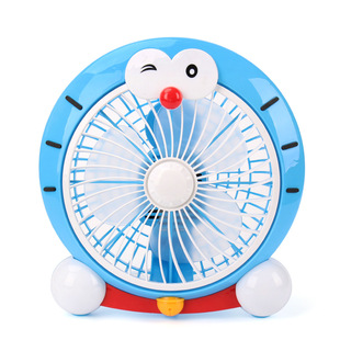 可爱卡通猫台扇 现货可调档夏季风扇办公室静音微小型电风扇
