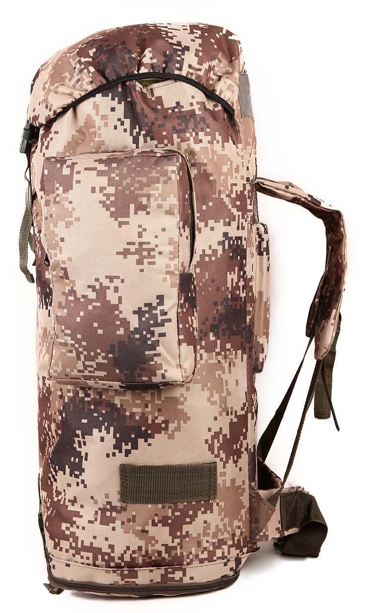 双肩包户外战术批发 丛林迷彩70升背包 数码迷彩背囊携行具直销