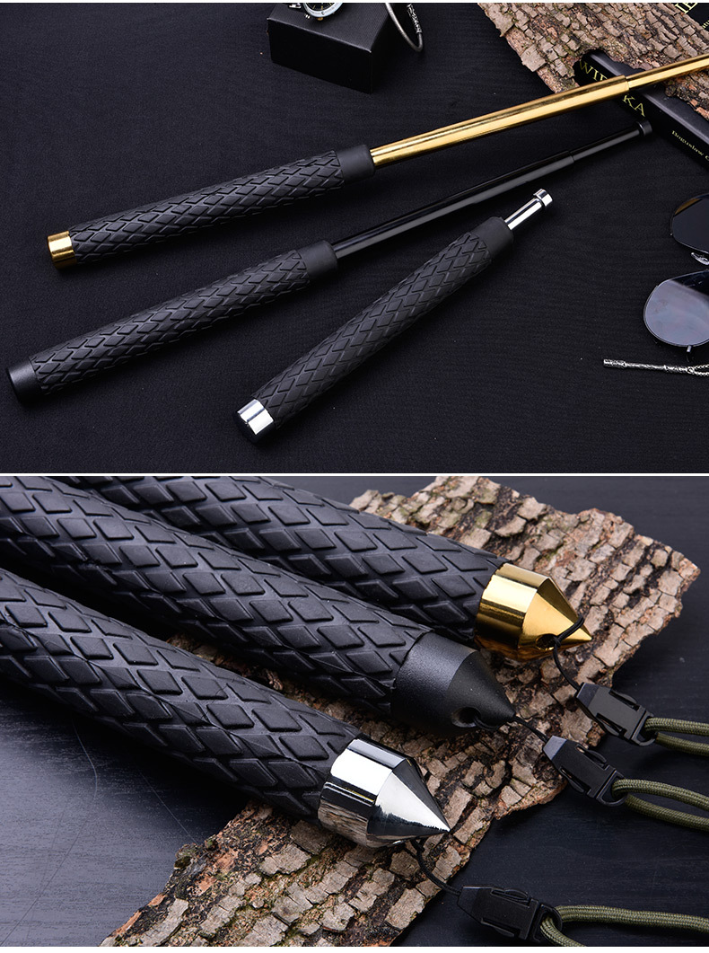 防身武器甩棍甩鞭车载破窗自卫甩棒防身用品棍子摔棍三节伸缩短棍