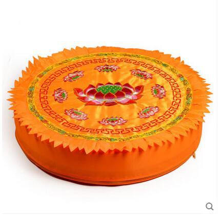 拜垫莲花无字跪垫打坐批发佛具佛堂寺庙寺院跪垫黄色红色供佛蒲团