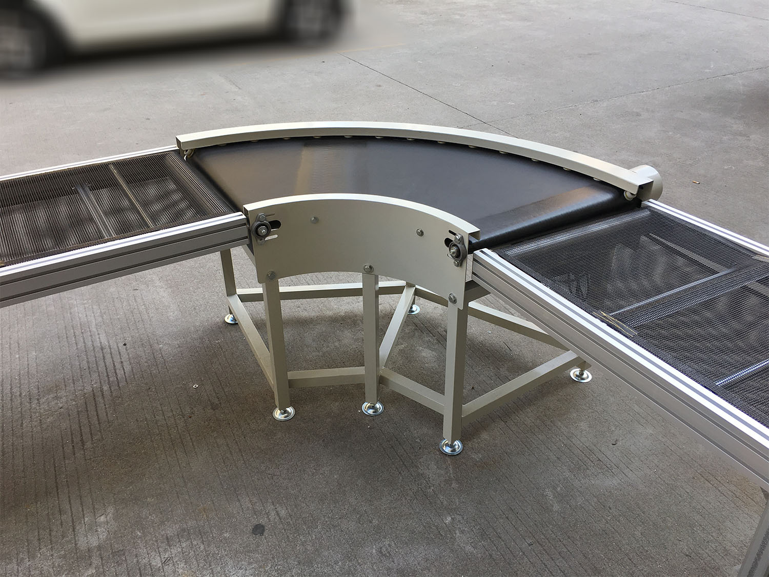 直角转弯机 皮带输送转弯机 90度网带转角机 铁氟龙网带输送机