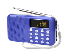 外贸热销L218AM便携式音乐播放器 老人插卡收音机便携式点歌机MP3