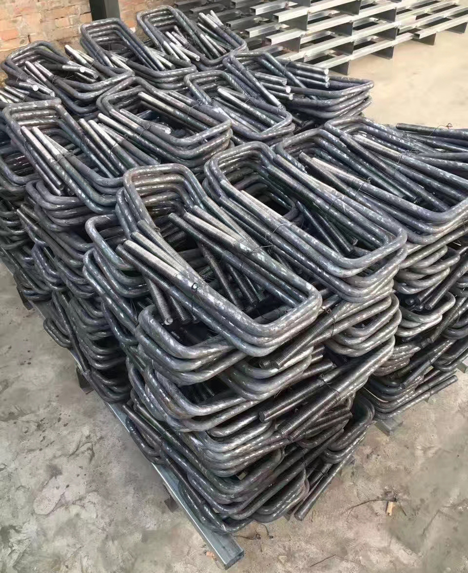 厂家加工定做 各种规格长度u型螺栓 u型螺杆 .按样品图纸定做_供应产