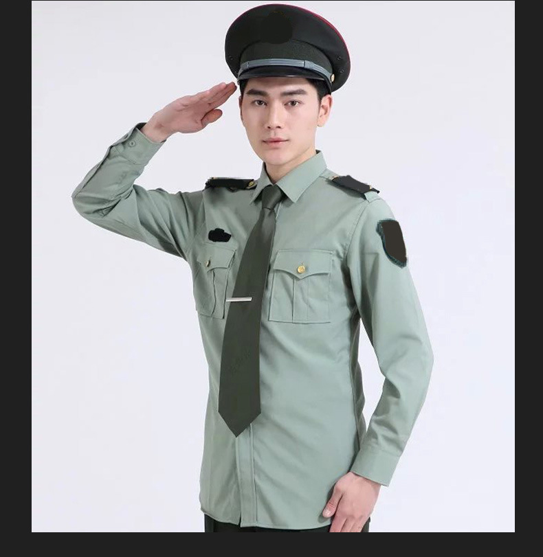 厂家批发军绿色长袖衬衣lj士兵士官干部长袖夏常服外衬衣衬衫