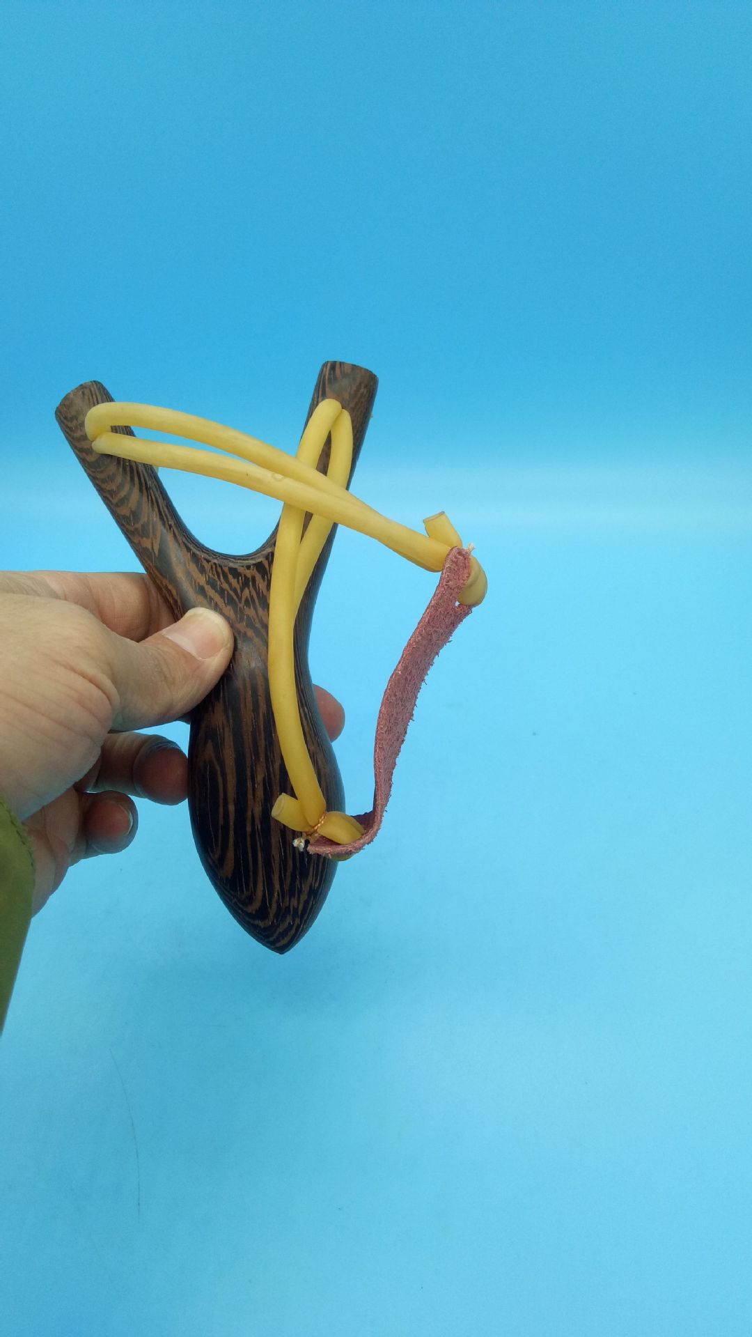 鸡翅木弹弓 钓鱼打窝弹弓 射鱼弹弓户外用品