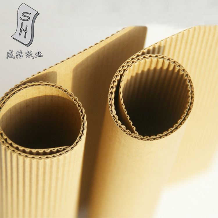 裱坑盒牛皮瓦楞纸坑纸二层120g牛皮e坑纸材料