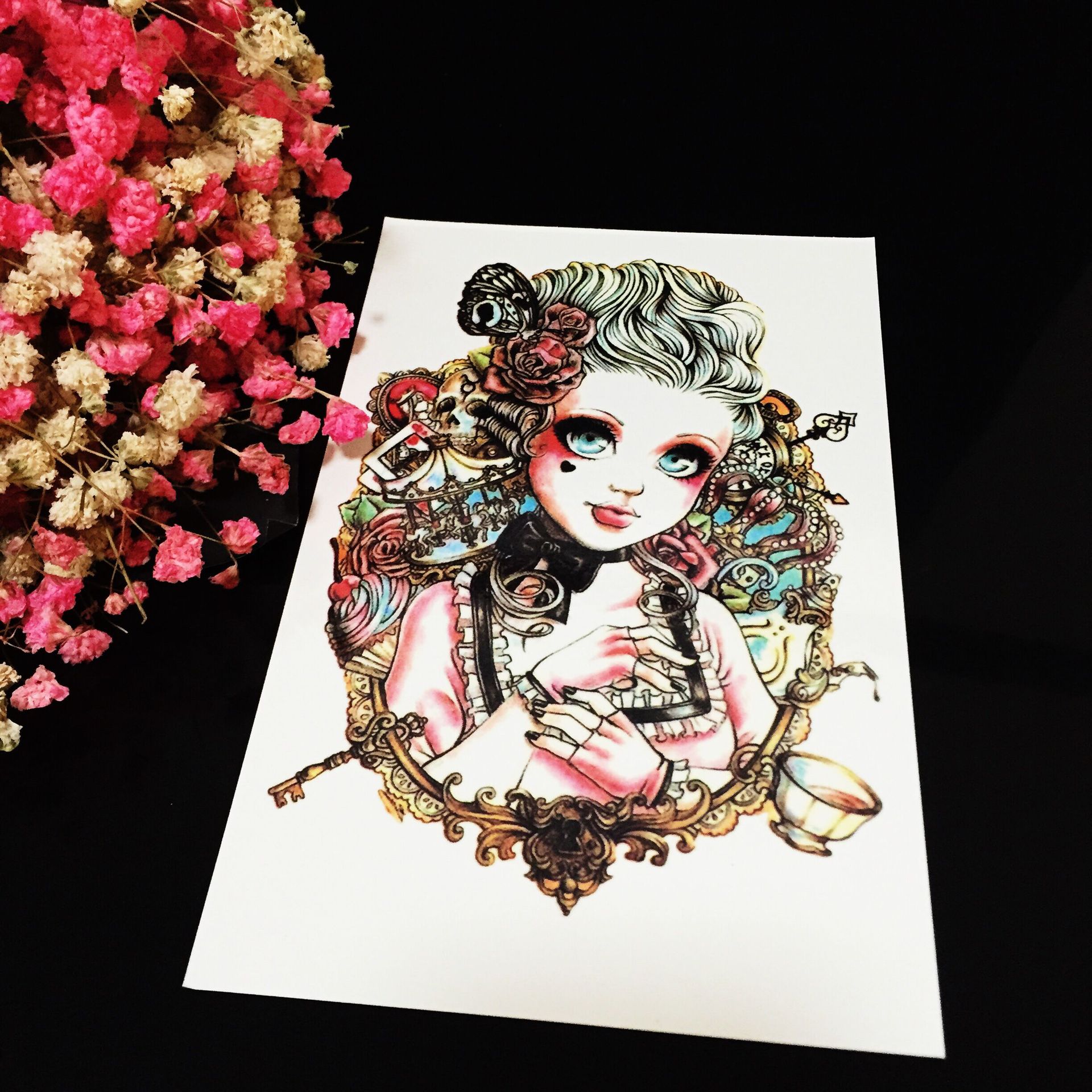 定制纹身贴纸 防水花臂纹身贴 转印贴纸 纹身贴 tattoo 纹身纸贴