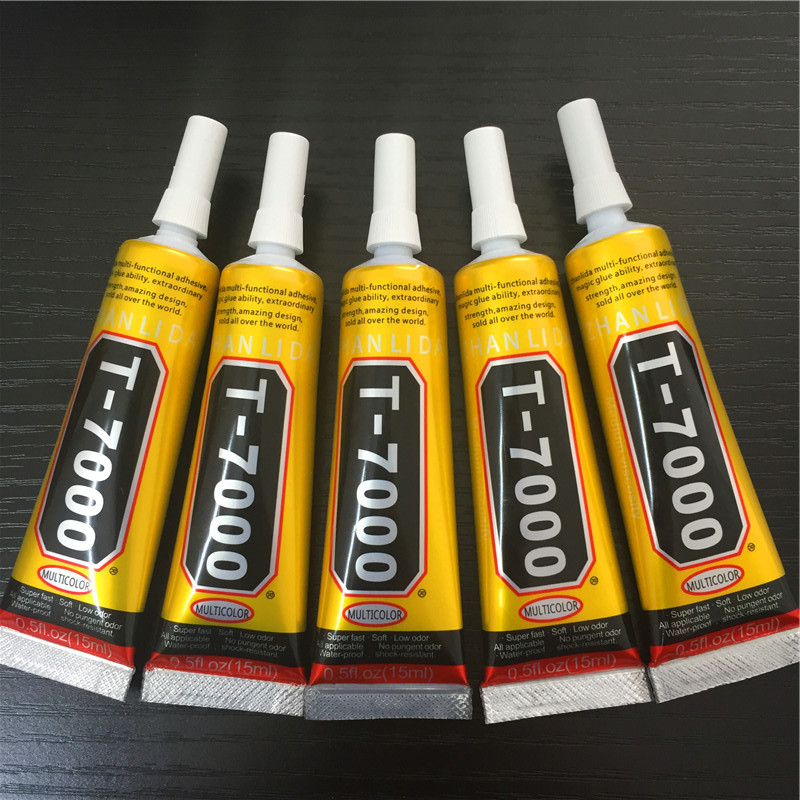 软性手机维修专用 t7000 黑胶 手机边框 黑色胶水液晶屏贴合粘钻