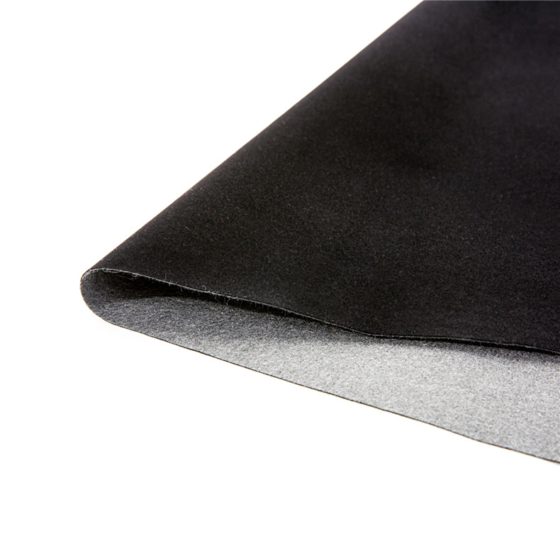 广东现货黑色无纺长毛植绒布背胶自粘绒布珠宝首饰包装盒外包材料