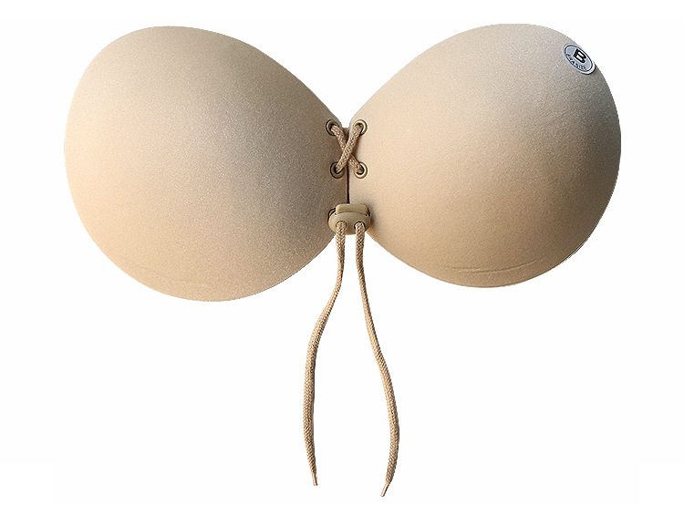 性感女神聚拢拉绳无钢圈内衣托胸隐形胸贴环形拉扣文胸厂家批发