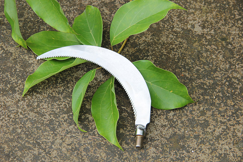 不锈钢水草刀(带齿) 割草刀镰刀水草克星钓鱼锚刀渔具垂钓用品