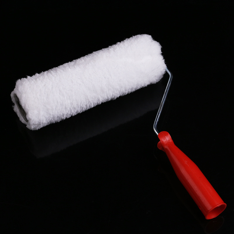 直销批发4寸羊毛滚筒刷子 无死角油漆滚筒刷 刷墙涂料迷你小滚刷