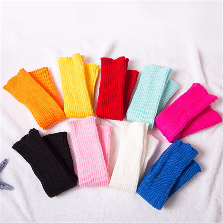 Amazon Cross-Border Autumn and Winter Dance Leg Warmer Women's Wool Long Fluorescent Foot Sock Knitted Bunching Socks Leggings Warm Wholesale