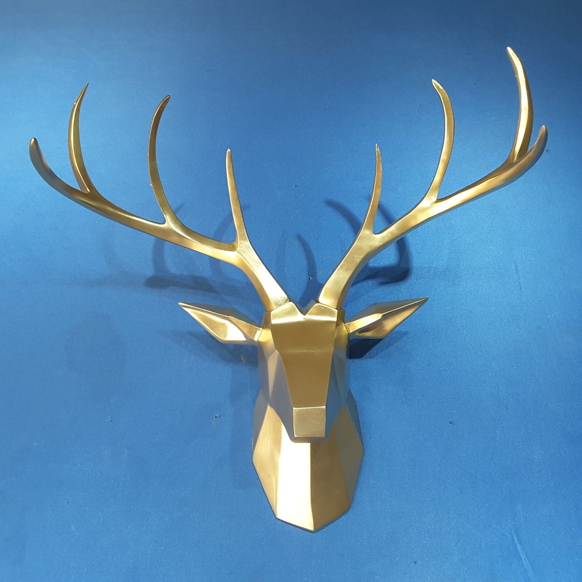 几何鹿头壁挂壁饰家居客厅玄关电视沙发卧室背景墙装饰品厂家批发